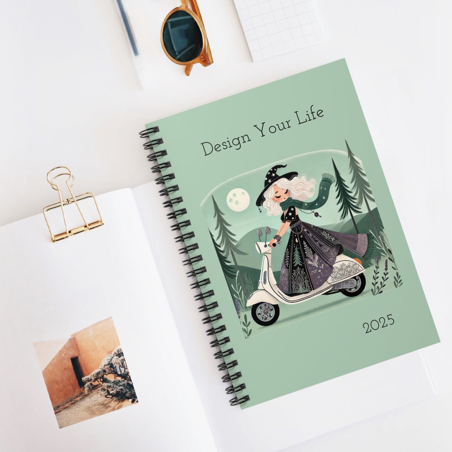 Spiral Notebook - Design Your Life - Ruled Line