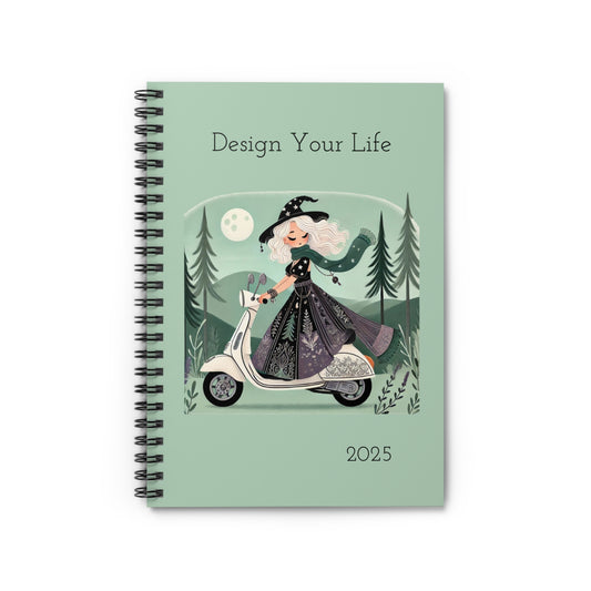 Spiral Notebook - Design Your Life - Ruled Line