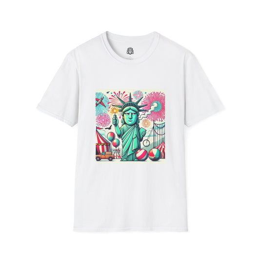 Unisex T-Shirt 4th of July Circus Graphic Tee