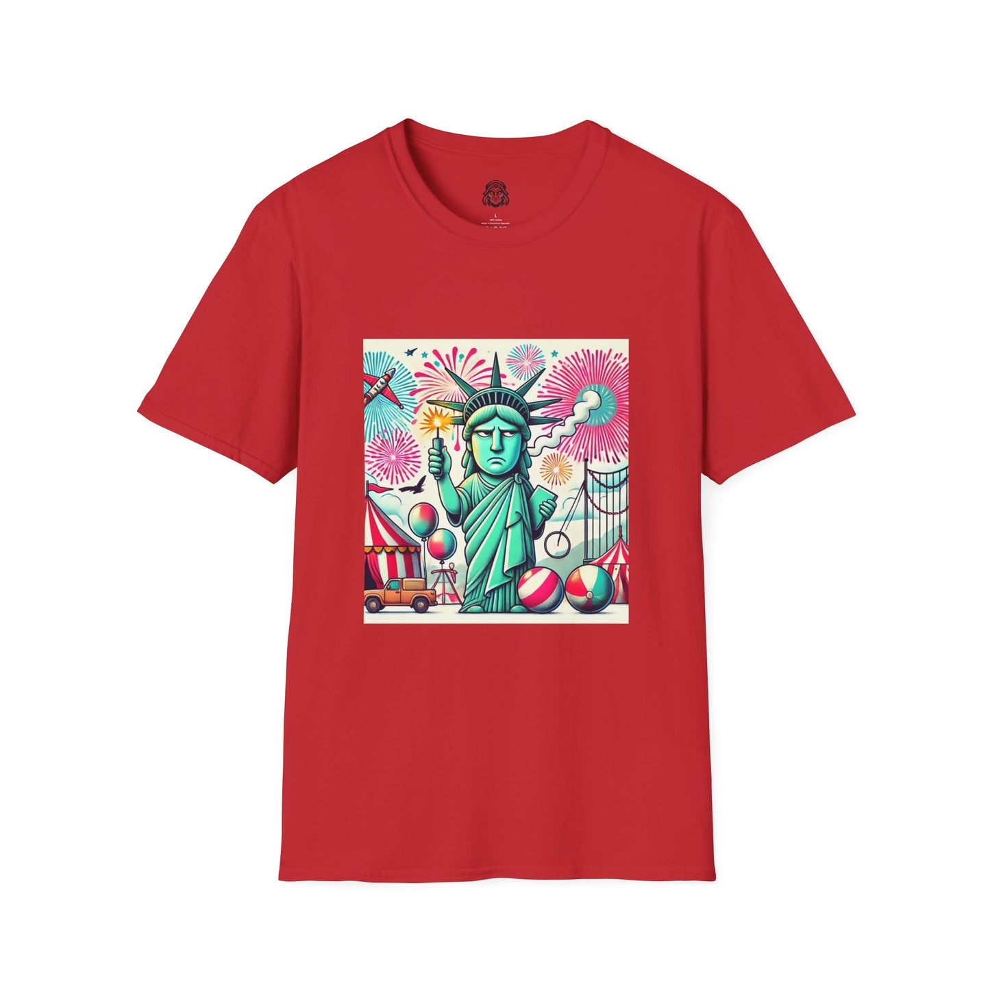 Unisex T-Shirt 4th of July Circus Graphic Tee