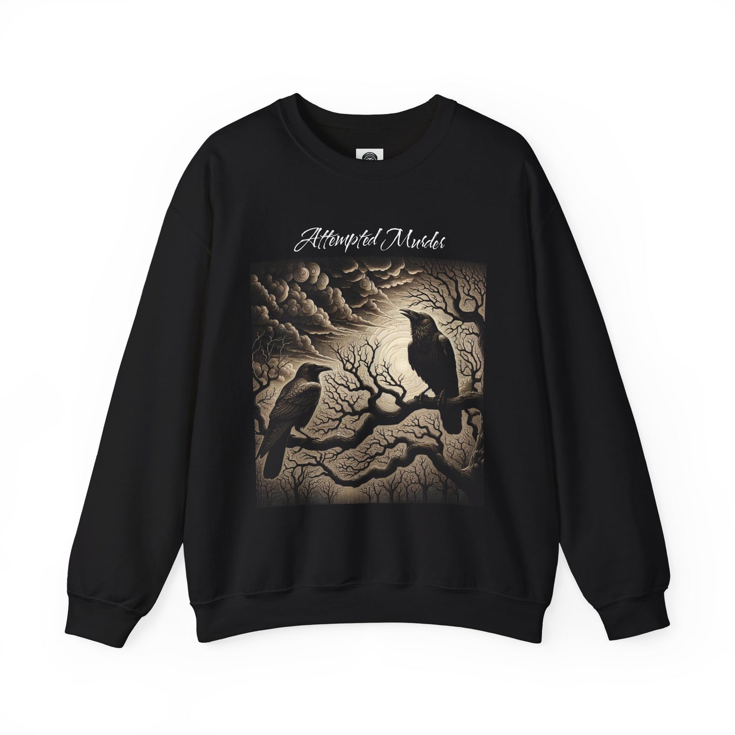 Crow Play Unisex Sweatshirt - Attempted Murder Design