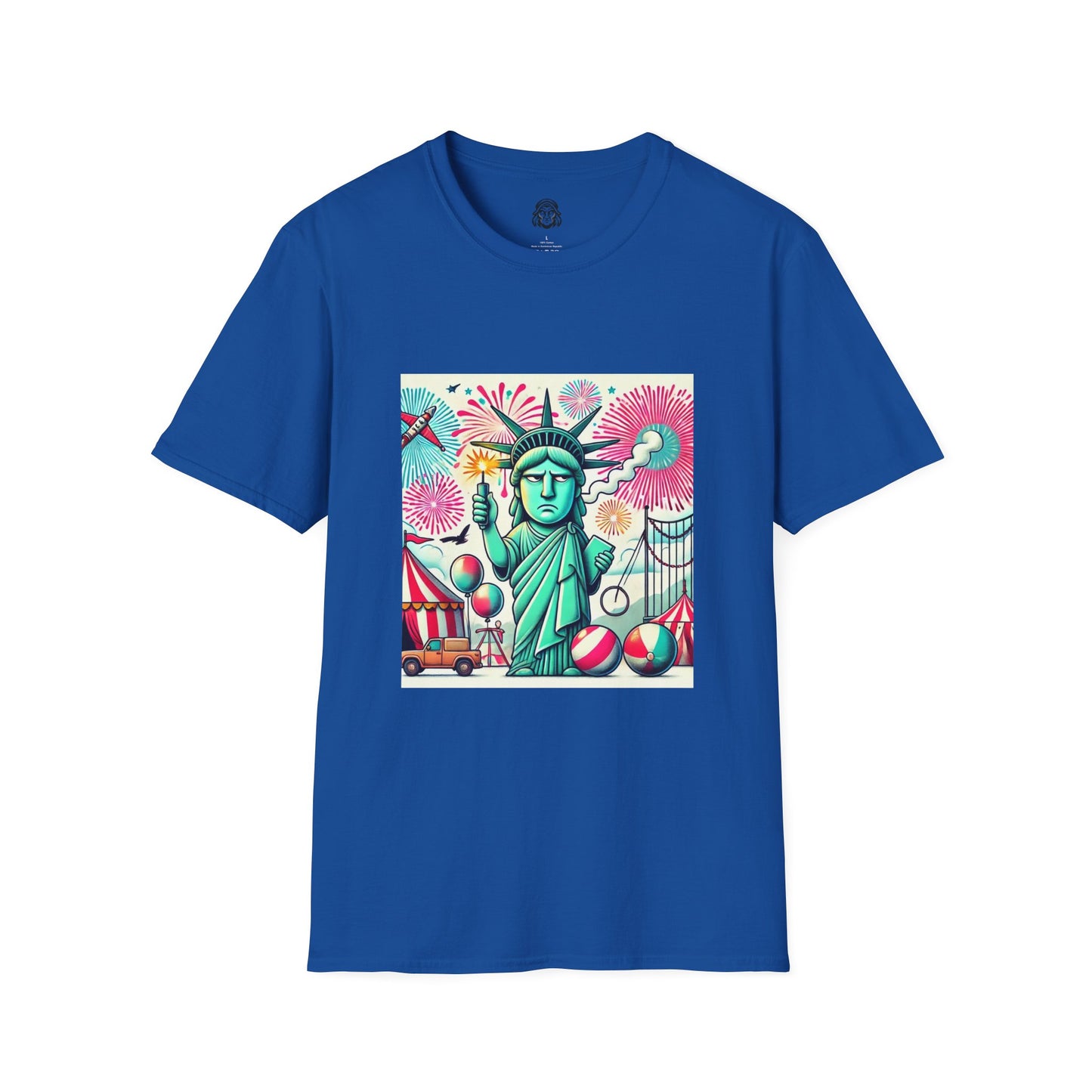 Unisex T-Shirt 4th of July Circus Graphic Tee