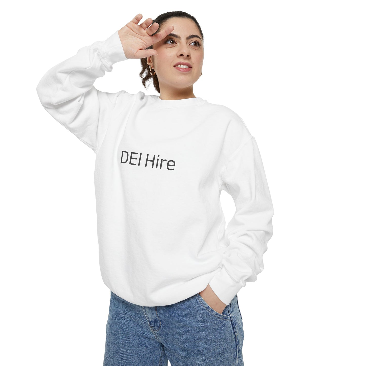 DEI Hire Garment-Dyed Sweatshirt